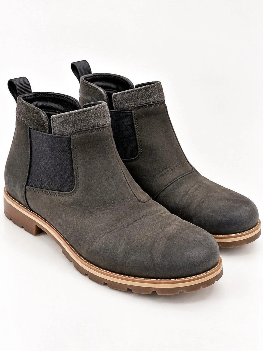 Chaco Cataluna Explorer Chelsea Boots Black Leather Women’s 9.5 Waterproof